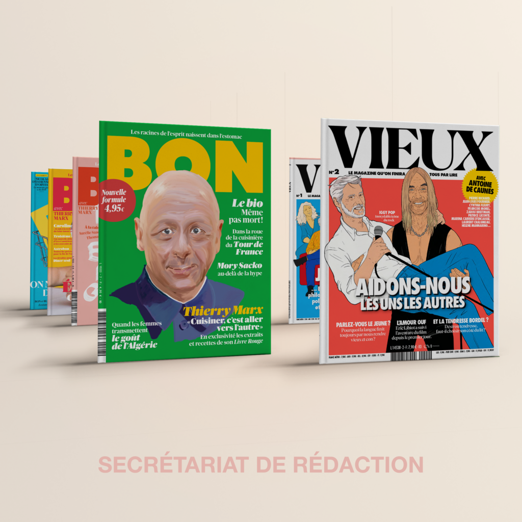 couvertures des magazines BON et Vieux